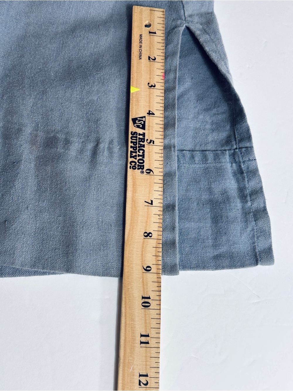 Kiko 100% Linen Blue  2-Piece Set Button-Front Jacket & Midi Dress Women size L - Picture 4 of 12